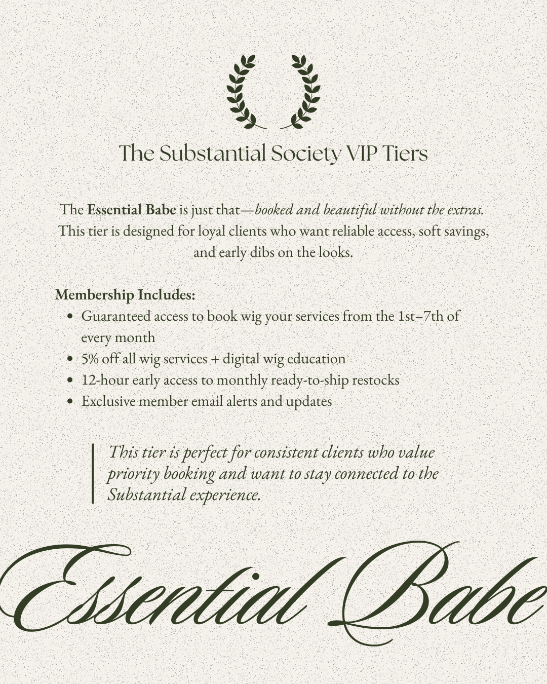 The Substantial Society